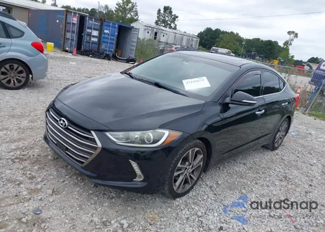 2017 Hyundai Elantra Limited from USA, damaged, VIN 5NPD84LFXHH036536
